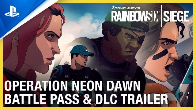 Rainbow Six Siege - Operation Neon Dawn Battle Pass & DLC Trailer | PS4