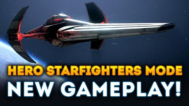 NEW Hero Starfighters Mode Gameplay! - Star Wars Battlefront 2 (July DLC Content Update)