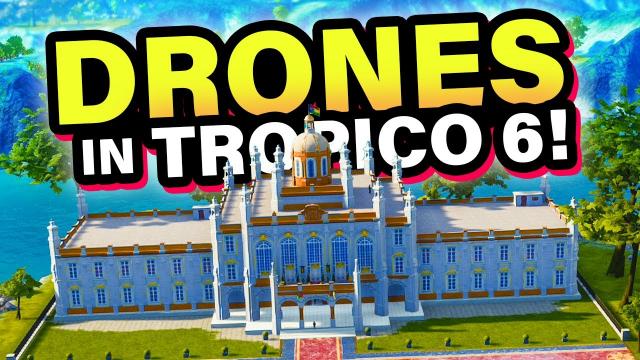 Taking over the Caribbean with DRONES! | Tropico 6: Caribbean Skies (#1)