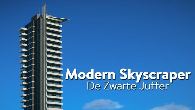 Planet Coaster Blueprint Creation - Modern Skyscraper #1 (De Zwarte Juffer)