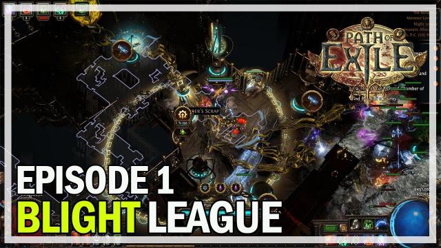 Path of Exile - Blight League Lets Play Part 1 - Necromancer