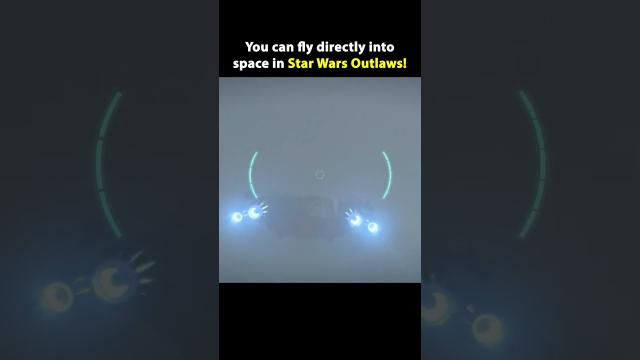 You can fly directly into space in Star Wars Outlaws!