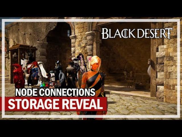 All Storage Reveal & My Node Connection | Black Desert