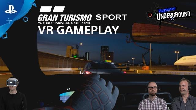 GT Sport PS VR Gameplay | PS Underground