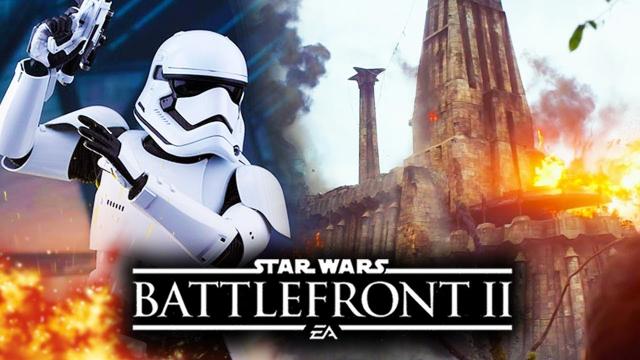 Star Wars Battlefront 2 - Huge Battles on Takodana! Galactic Assault In-Depth Walkthrough!