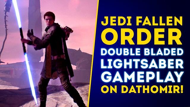 Double Bladed Lightsaber Gameplay on Dathomir! - Star Wars Jedi Fallen Order