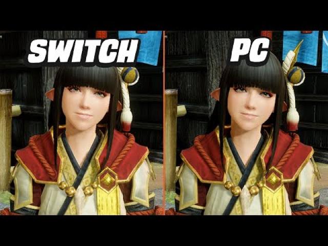 Monster Hunter Rise - PC vs. Switch Graphics Comparison