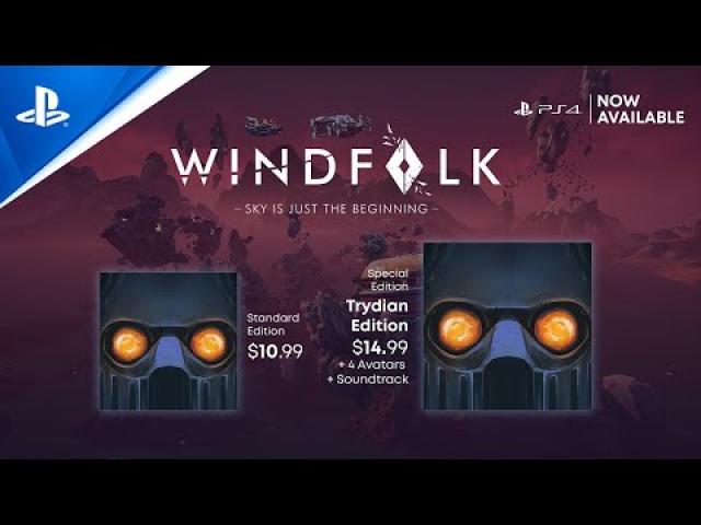 Windfolk: Trydian Edition - Launch Trailer | PS4 Games