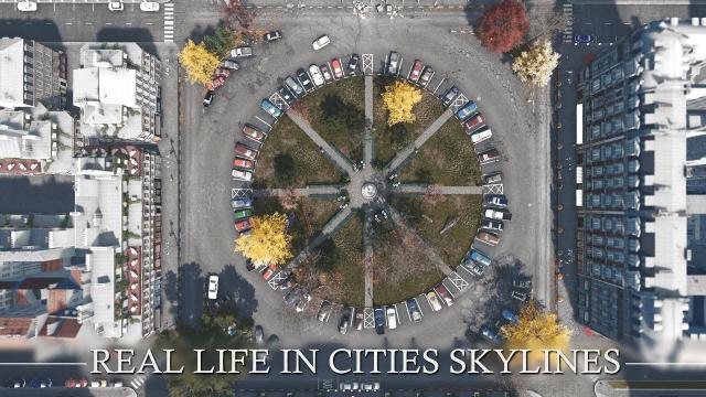 Real Life in Cities Skylines: Detailing a SQUARE