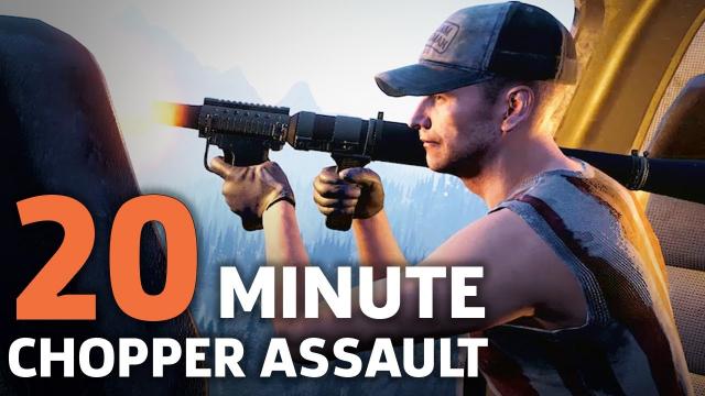 Far Cry 5: 20 Minutes of Air Assault with Choppers - Gameplay