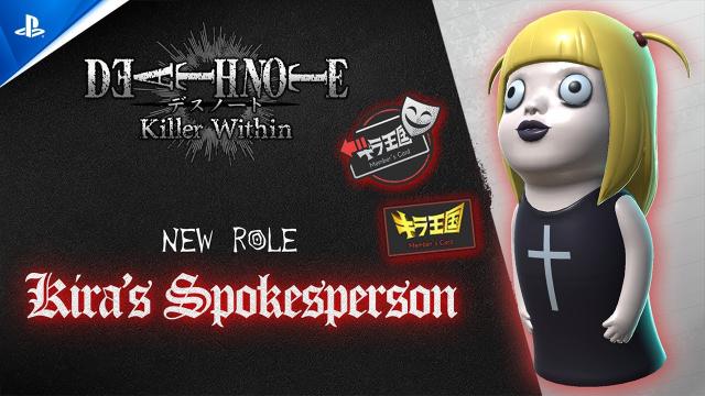 Death Note: Killer Within - New Role Kira's Spokesperson Trailer | PS5 & PS4 Games