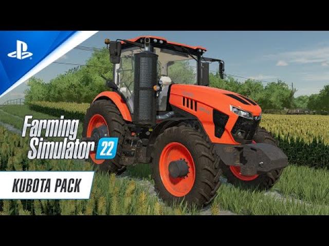 Farming Simulator 22 - Kubota Pack Launch Trailer I PS5 & PS4 Games