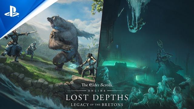 The Elder Scrolls Online - Lost Depths Gameplay Trailer | PS5 & PS4 Games