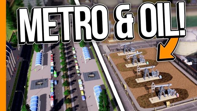 METRO & OIL INDUSTRY // Cities: Skylines Campus - Part 8