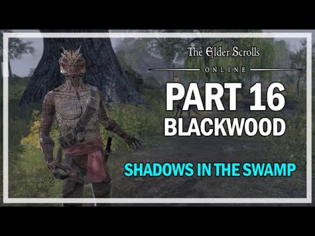 The Elder Scrolls Online Blackwood - Walkthrough Part 16 - Shadows In the Swamp