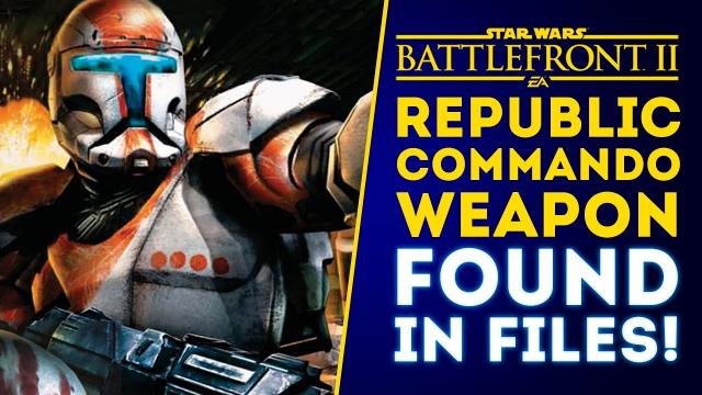 Republic Commando Blaster Found in Files! April Calendar Soon! - Star Wars Battlefront 2 Update