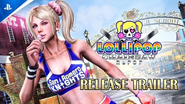 Lollipop Chainsaw RePOP - Release Trailer | PS5 Games