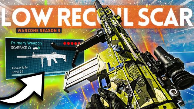 This LOW RECOIL SCAR Class Setup is UNDERRATED in Warzone!