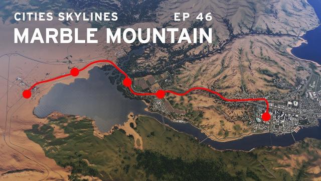 Interstate Commuter Train - Cities Skylines: Marble Mountain EP 46