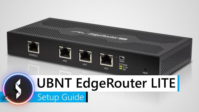 UBNT EdgeRouter Lite Setup Guide