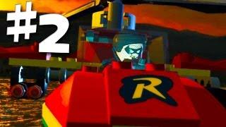Road To Arkham Knight - Lego Batman 2 Gameplay Walkthrough Part 2 - Fixing Robin's Helicopter