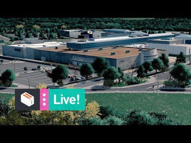 Detailing the Mall — Cities Skylines: Miracle Mile (Live!)