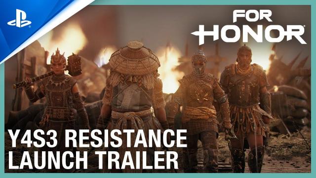 For Honor - Year 4 Season 3 Resistance Launch Trailer | PS4