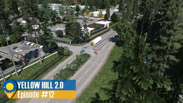 Cities Skylines: Yellow Hill 2.0 - Bike Pathways, Road Upgrades and Oil Refinery | EP.12 | Y:6