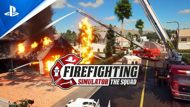 Firefighting Simulator - The Squad - Announcement Trailer | PS5 & PS4 Games