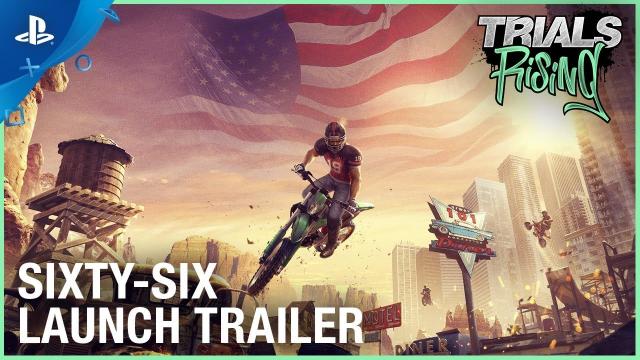 Trials Rising - Sixty Six DLC  Launch Trailer | PS4