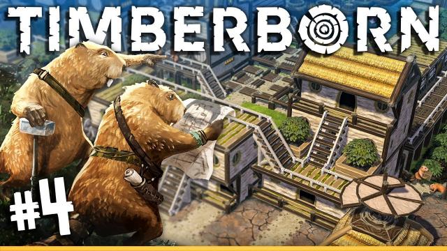 Building a HUGE NEW HOUSING area! | Timberborn (#4)