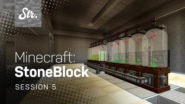 Minecraft: StoneBlock — Cloche Room (w/ Jack Pattillo) — Session 5