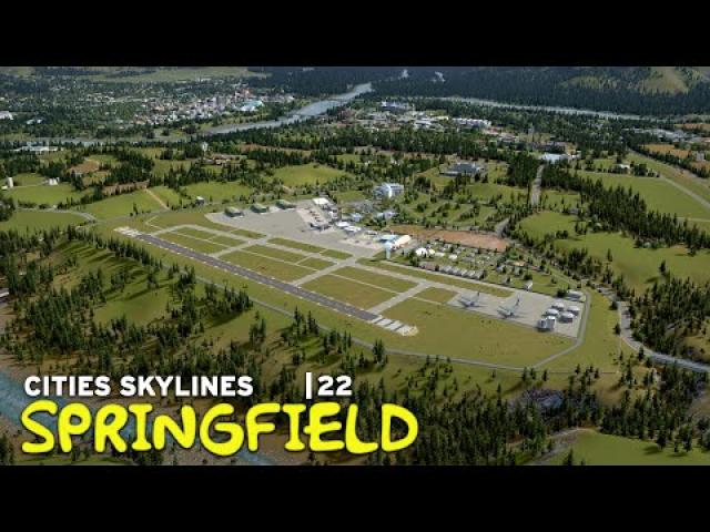 Military Base | Cities Skylines | 22 | The Simpsons