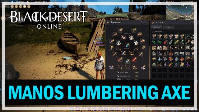 Black Desert Online - Enhancing Manos Lumbering Axe 0 to TET