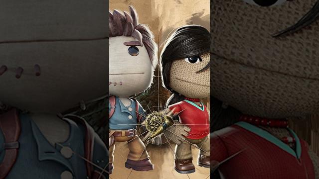 Sackboy's heading into Uncharted territory...  #shorts #uncharted #sackboy