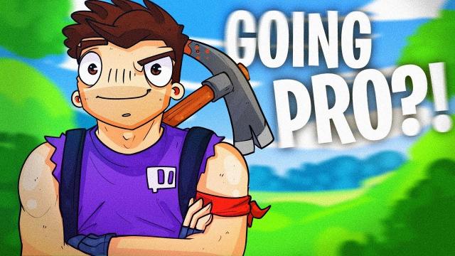 GOING PRO IN FORTNITE?!