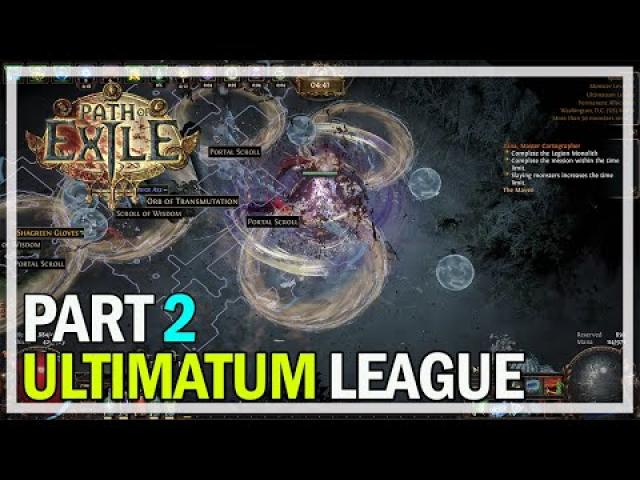 Path of Exile - Ultimatum League Episode 2 - CoC Ice Nova