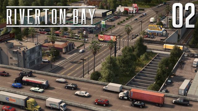 L.A. Style Avenue - Cities Skylines: Riverton Bay - 02