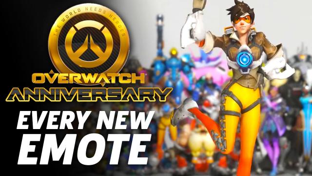 Overwatch Anniversary - Every New Emote