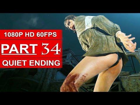 Metal Gear Solid 5 The Phantom Pain QUIET ENDING Gameplay Walkthrough Part 34 [1080p HD 60FPS]