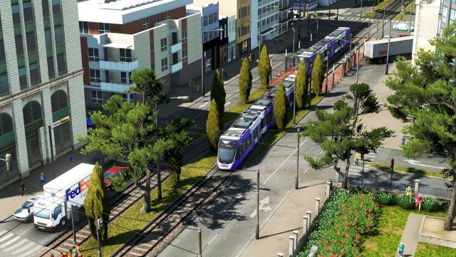Super-Detailed Tram Network has to SAVE the City in Cities Skylines!