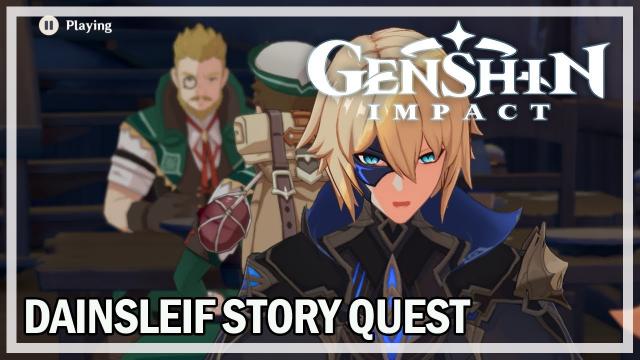 GENSHIN IMPACT - FULL Dainsleif Story Quest - (ENG/JAP Voices)