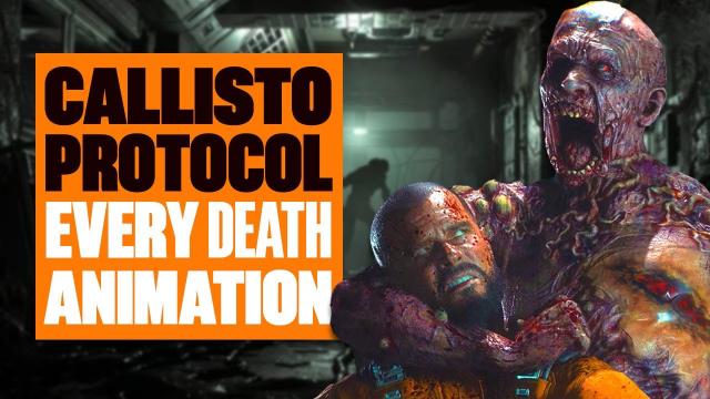 EVERY Death Animation in The Callisto Protocol - PS5 CALLISTO PROTOCOL GAMEPLAY DEATH SCENES