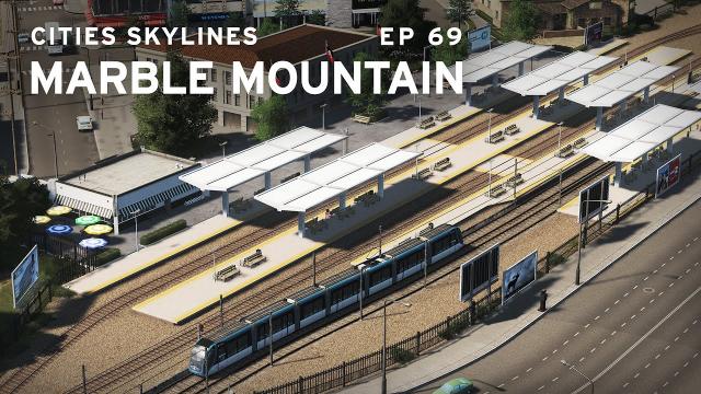 Long Distance Transport Hub | Cities Skylines: Marble Mountain 69
