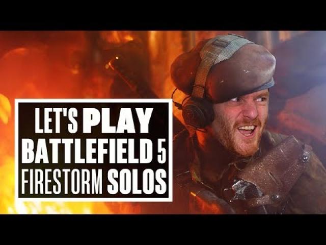 Let's Play Battlefield 5 Firestorm SOLOS PS4 - V-IAN FOR VICTORY?