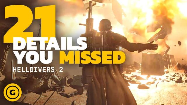 21 Details You May Have Missed In Helldivers 2