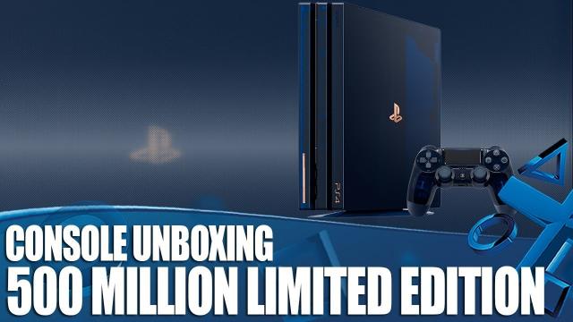 500 Million Limited Edition PS4 Pro Unboxing - The Most Beautiful PS4 Ever?