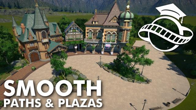 Planet Coaster College - Smooth Paths & Plazas Tutorial