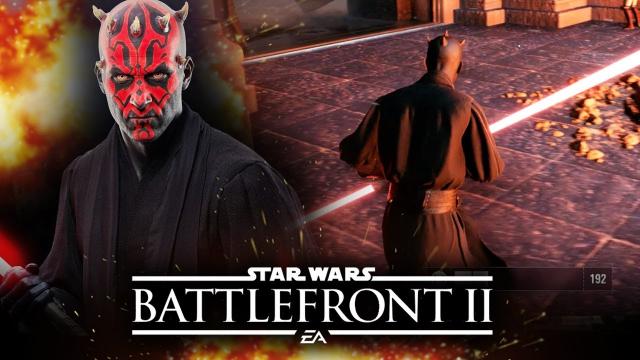 Star Wars Battlefront 2 - New DARTH MAUL Gameplay! ALL HEROES! Rey! Jump Troopers!