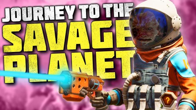 A Human & His MEAT BUDDY try to Kill a Pufferbird | Journey to The Savage Planet (#AD)
